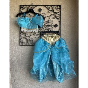 Handmade Disney’s Princess Jazmin Costume - Size 3T - Teal/Gold